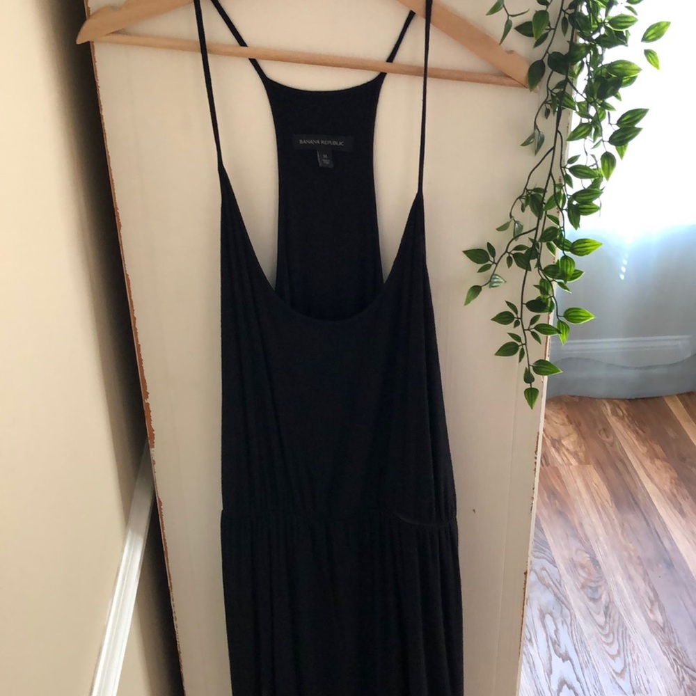 Black maxi dress